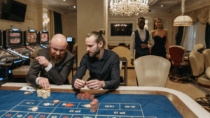 Gamblers in Roulette Table