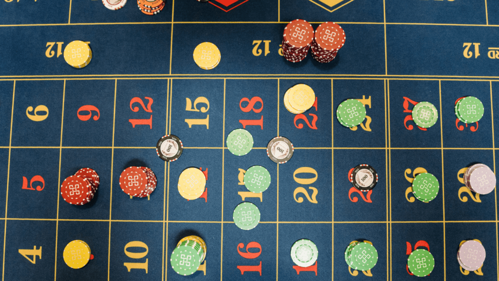 Roulette table