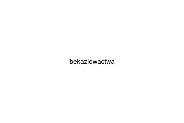 bekazlewactwa