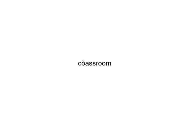 cassroom