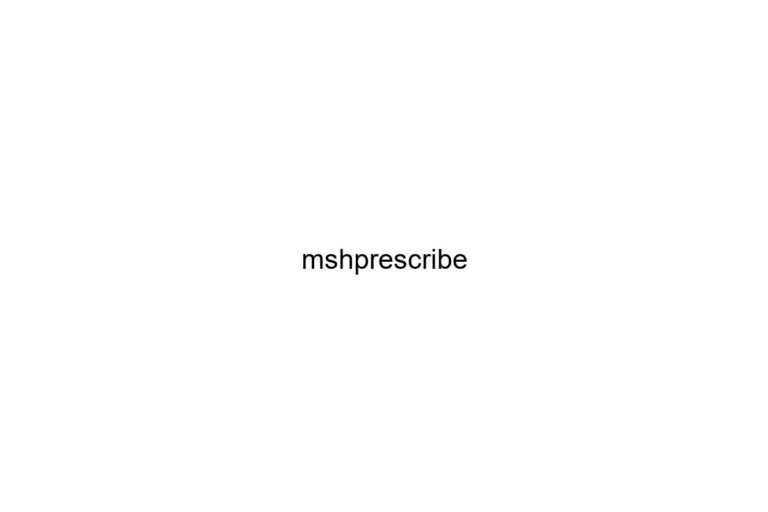 mshprescribe