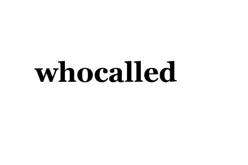 whocalled