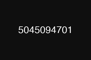 5045094701