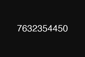 7632354450