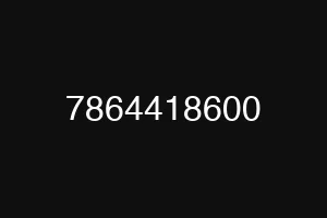 7864418600