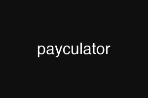 payculator