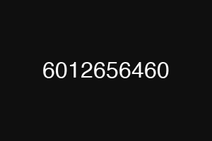 6012656460