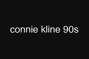 connie kline 90s
