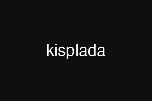 kisplada